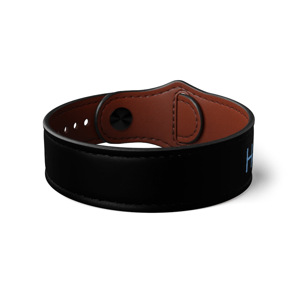 Vegan Leather Wristband
