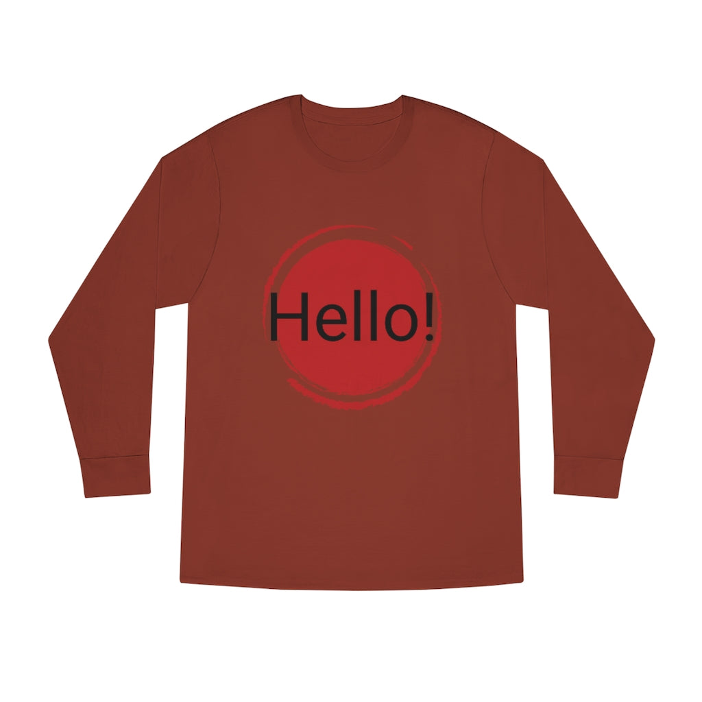 Unisex Long Sleeve Crewneck Tee