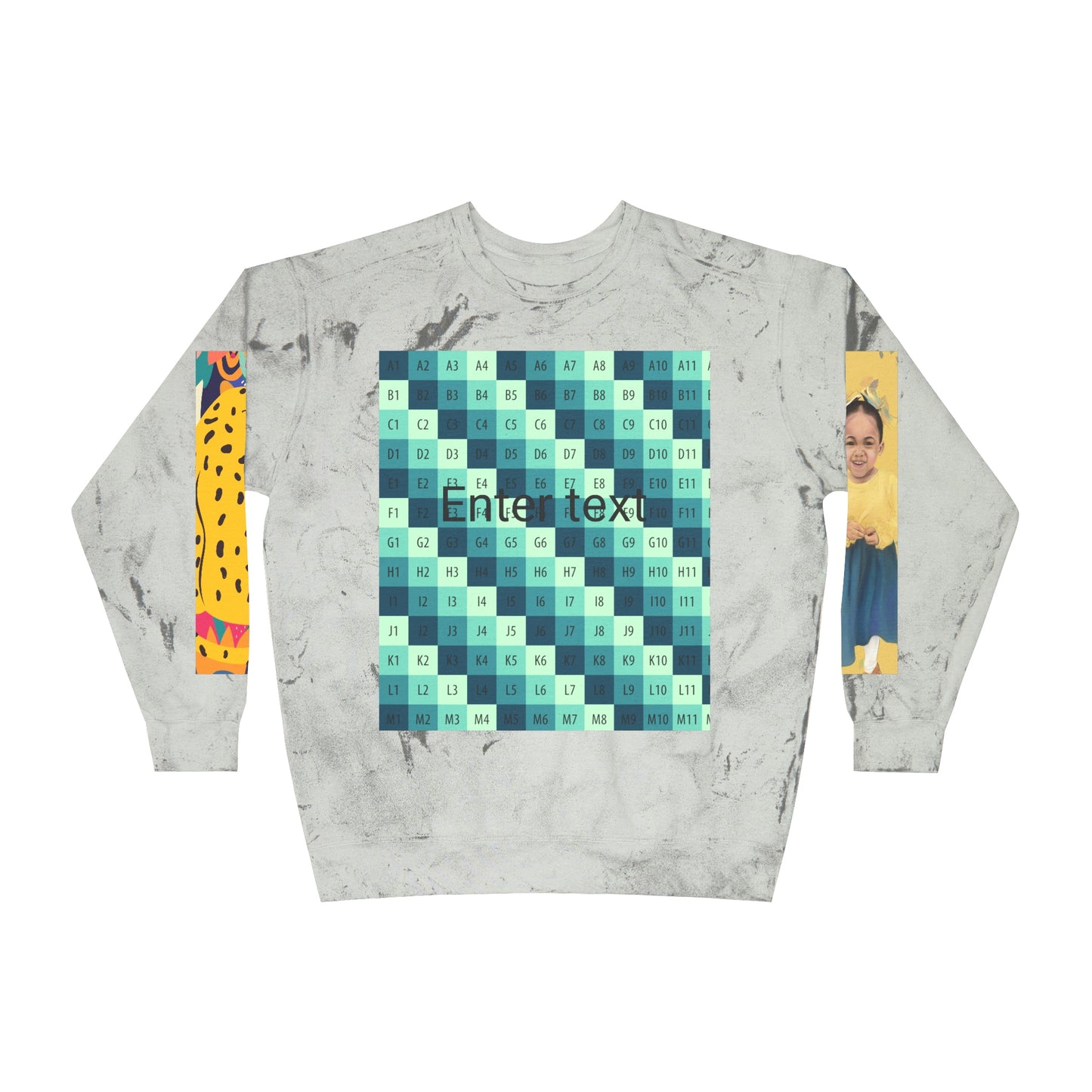 Unisex Color Blast Crewneck Sweatshirt