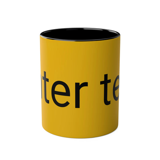 Two-Tone Coffee Mugs, 11oz