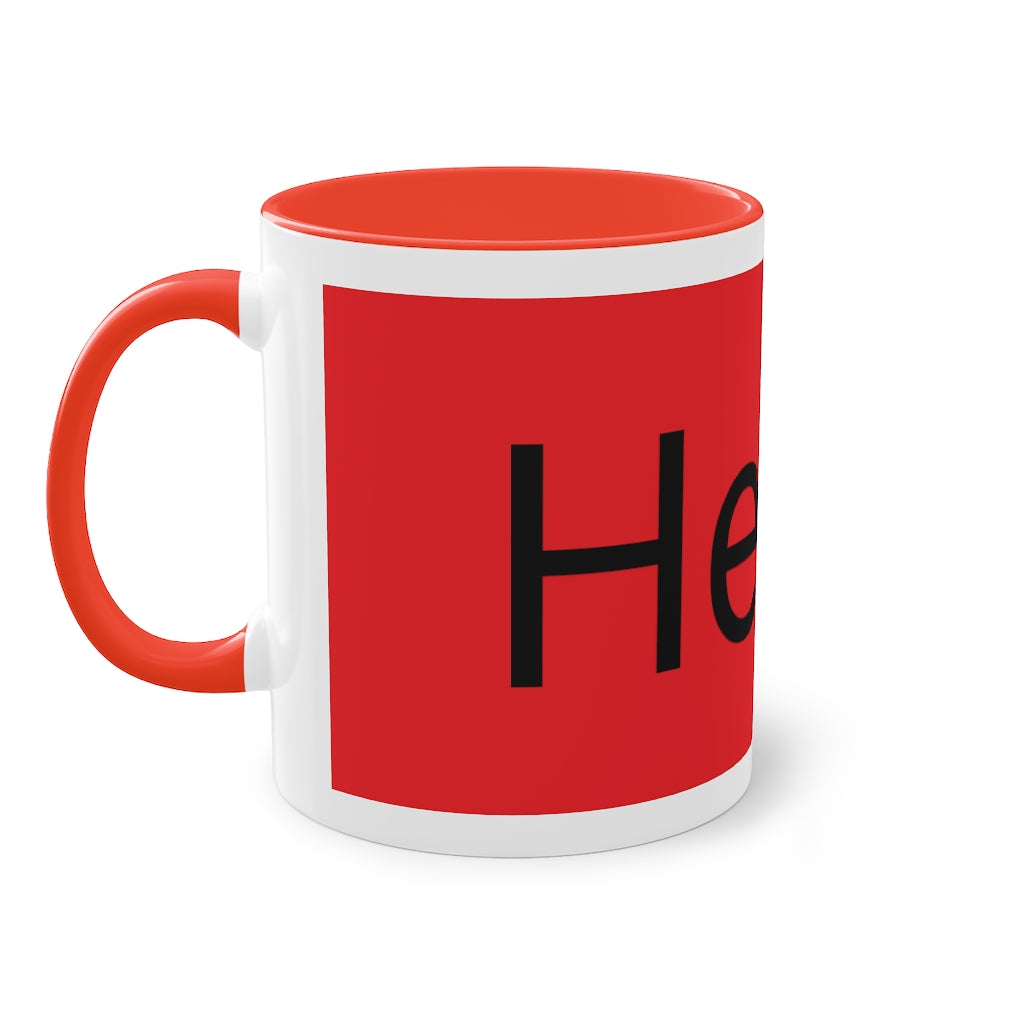 Two-Tone Coffee Mug, 11oz