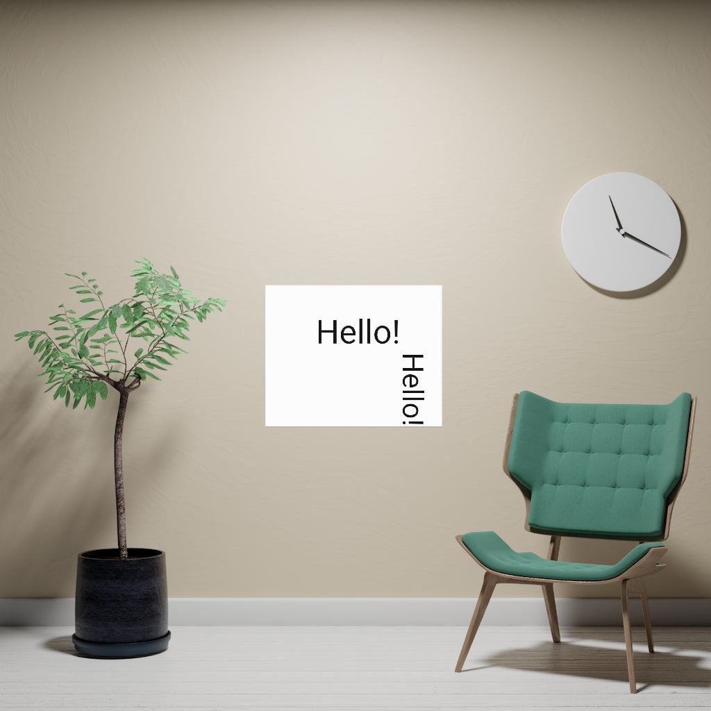 Copy of Vertical and Horizontal Matte Posters