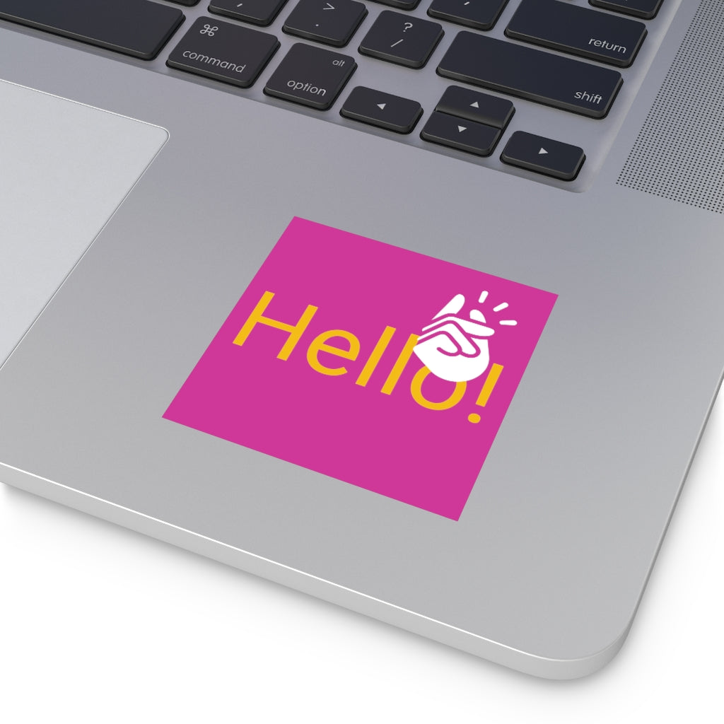 Square Stickers, Indoor/Outdoor