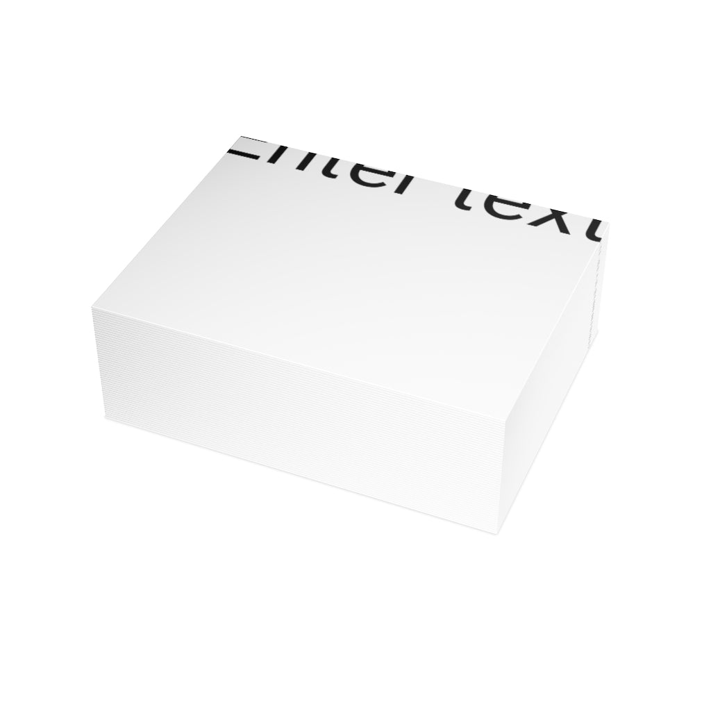 Folded Greeting Cards (1, 10, 30, and 50pcs)