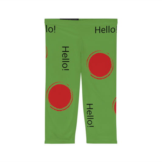 Women’s Capri Leggings (AOP)