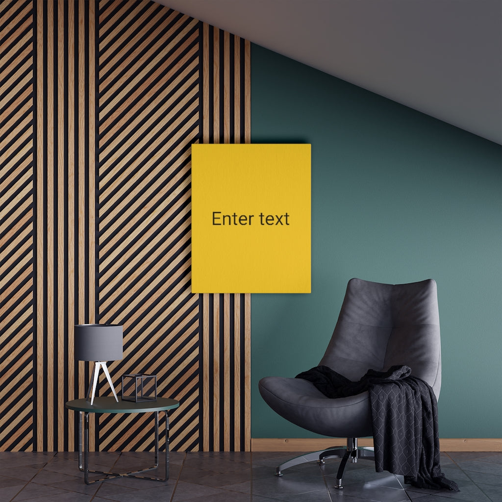 Satin Canvas Stretched