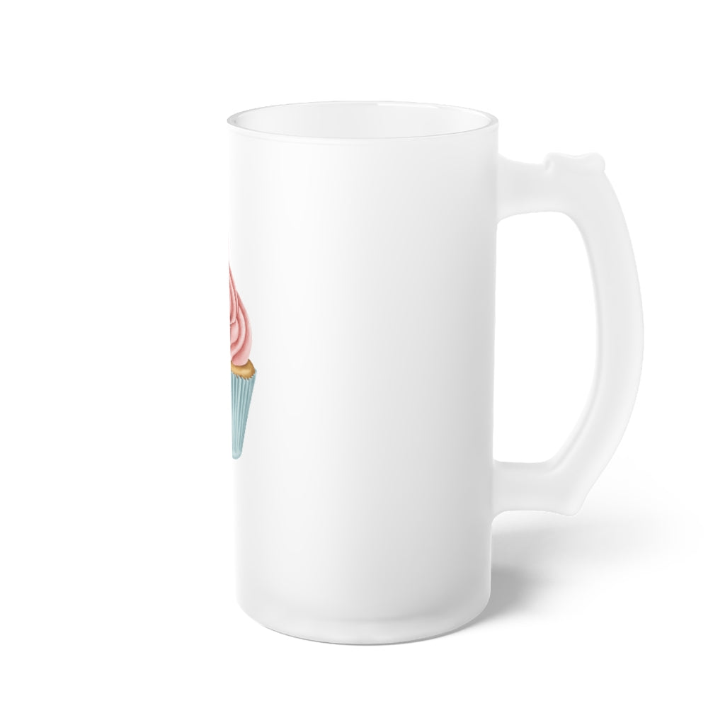 Frosted Glass Beer Mug