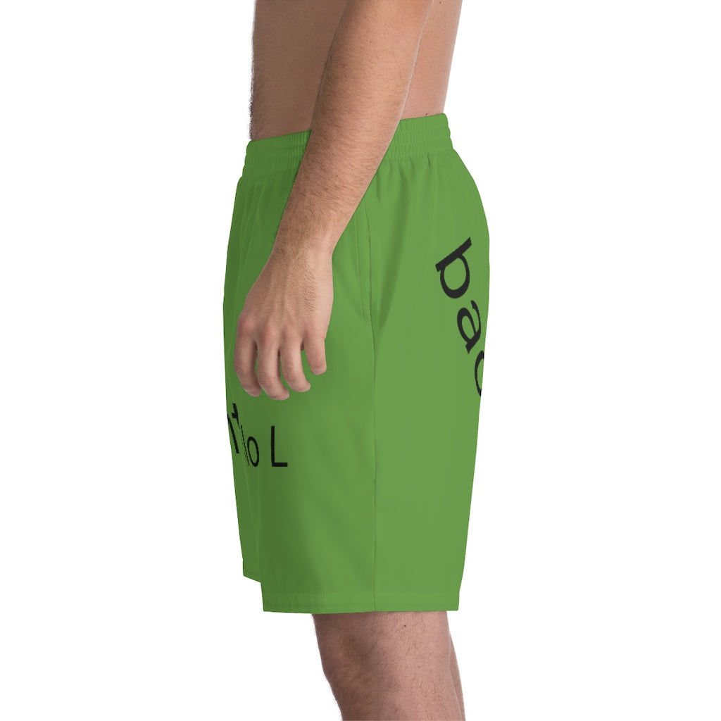 Men's Elastic Beach Shorts (AOP)