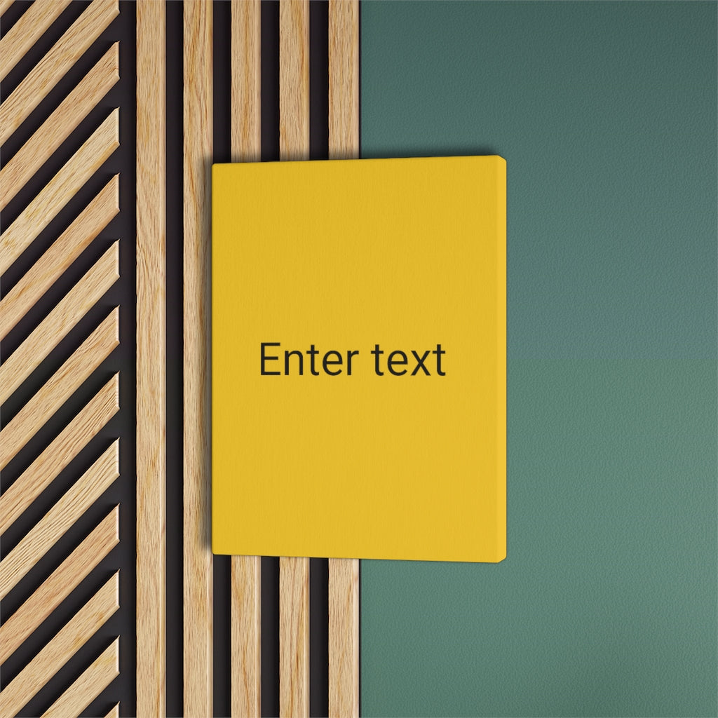 Satin Canvas Stretched