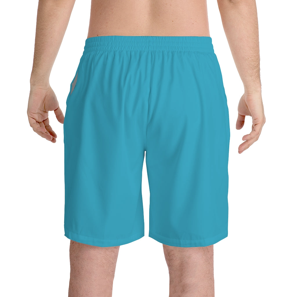Men's Elastic Beach Shorts (AOP)