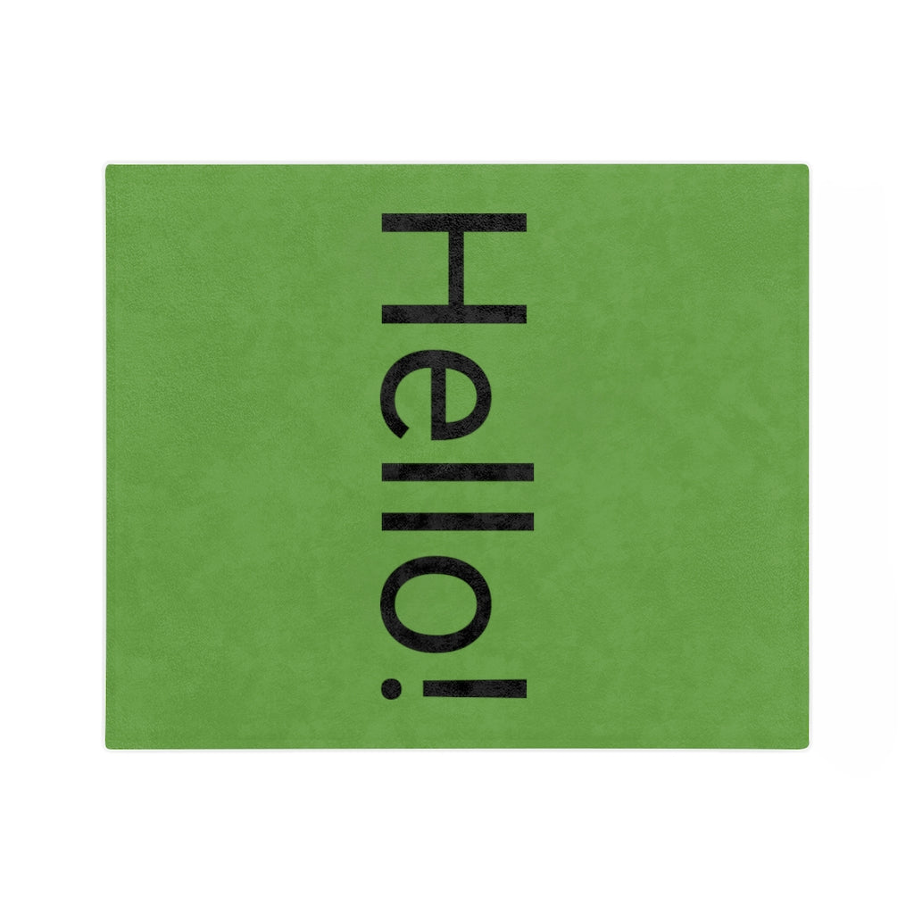 Velveteen Minky Blanket