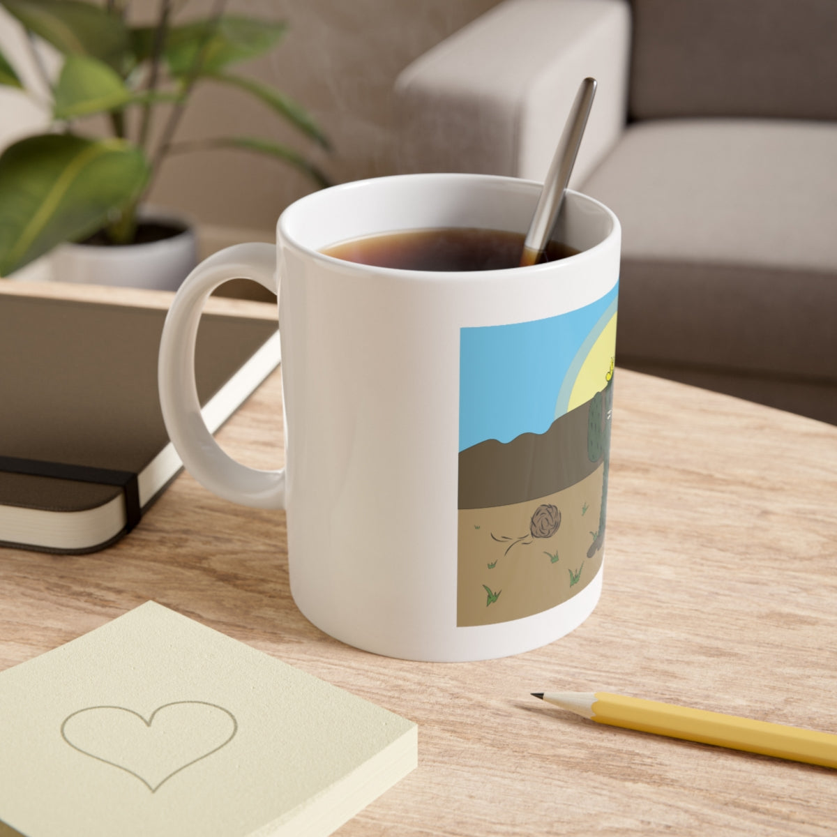 White Ceramic Mug, 11oz