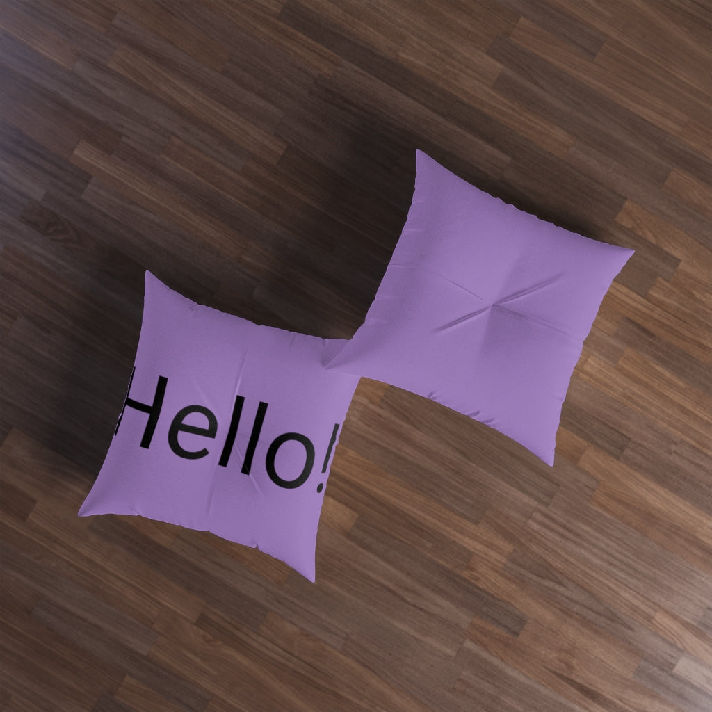 Tufted Floor Pillow, Square