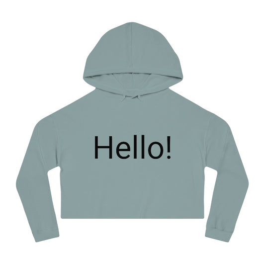 Women’s Cropped Hooded Sweatshirt