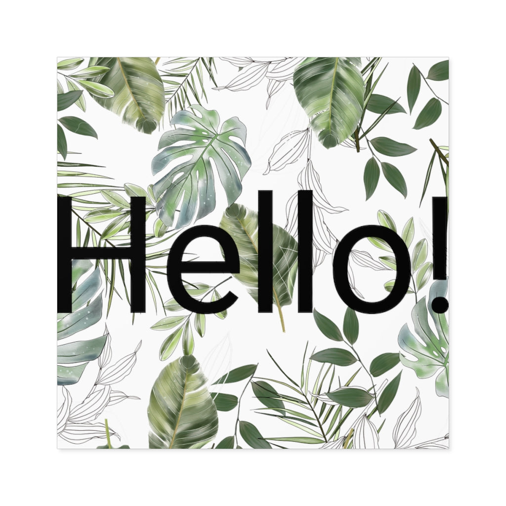 Laminate Stickers, Square