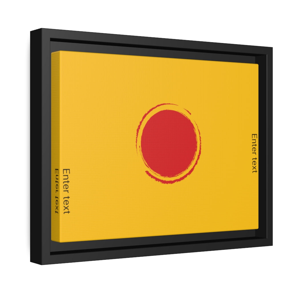 Matte Canvas, Black Frame