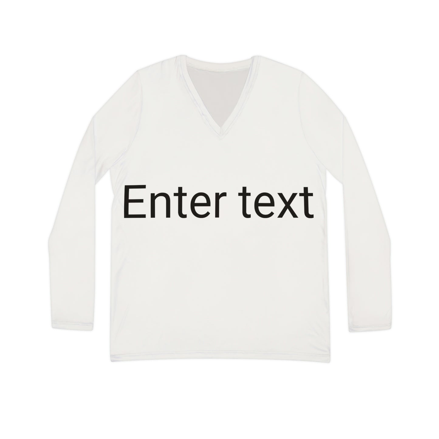 Women's Long Sleeve V-neck Shirt