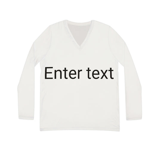 Women's Long Sleeve V-neck Shirt