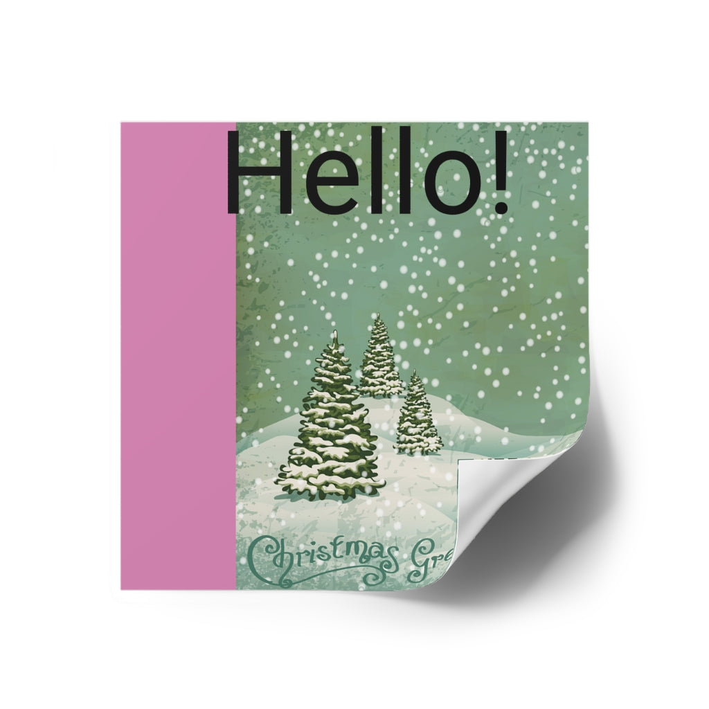 Laminate Stickers, Square