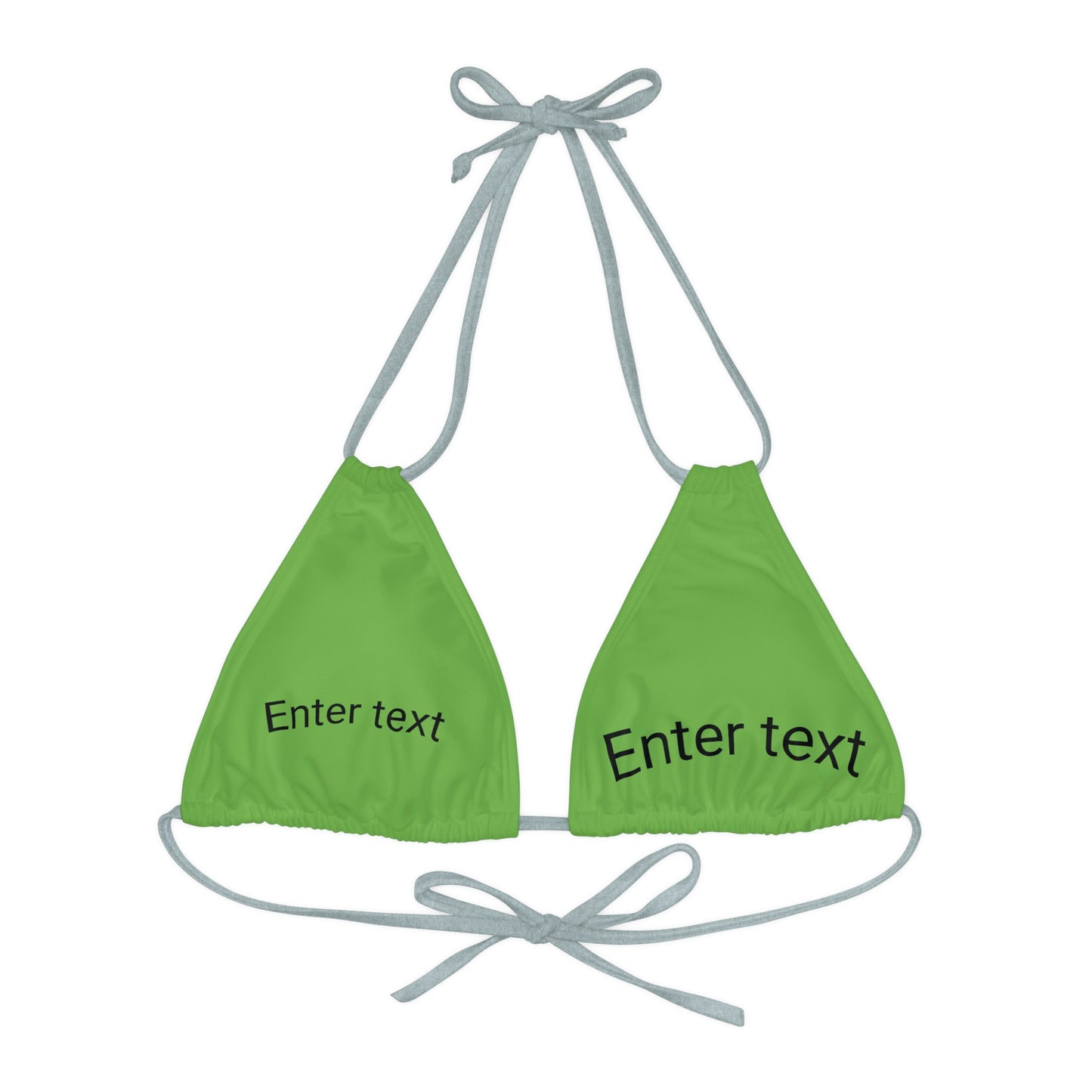 Strappy Triangle Bikini Top