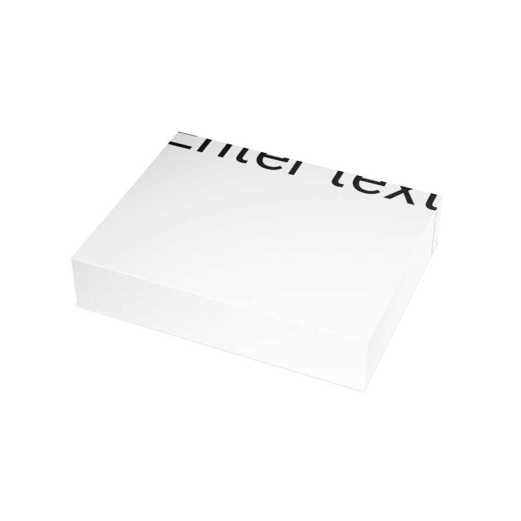 Folded Greeting Cards (1, 10, 30, and 50pcs)