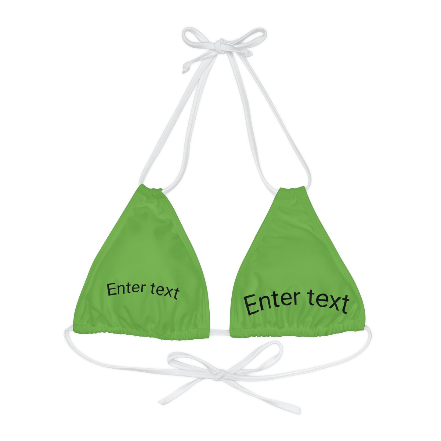 Strappy Triangle Bikini Top
