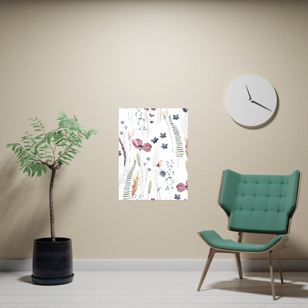 Vertical and Horizontal Matte Posters