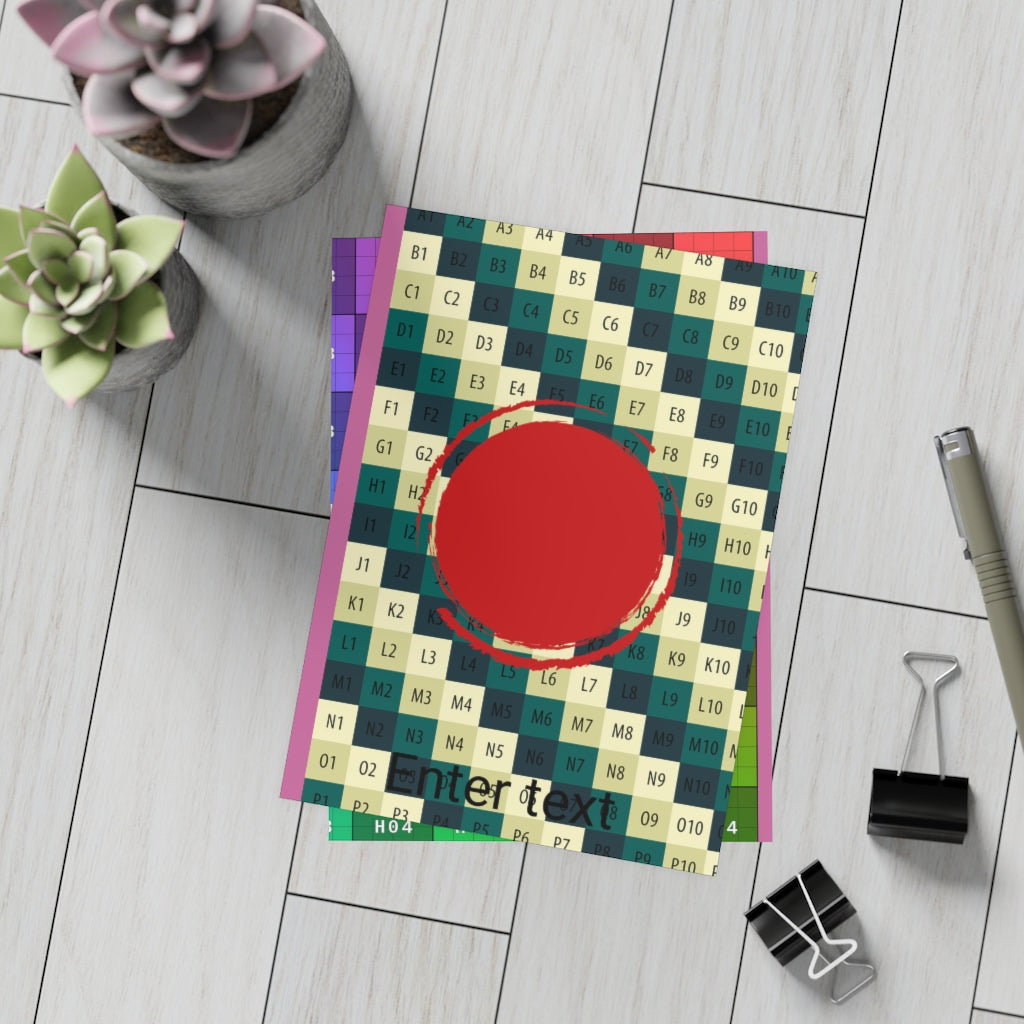 Unfolded Greeting Cards (10, 30, and 50pcs)