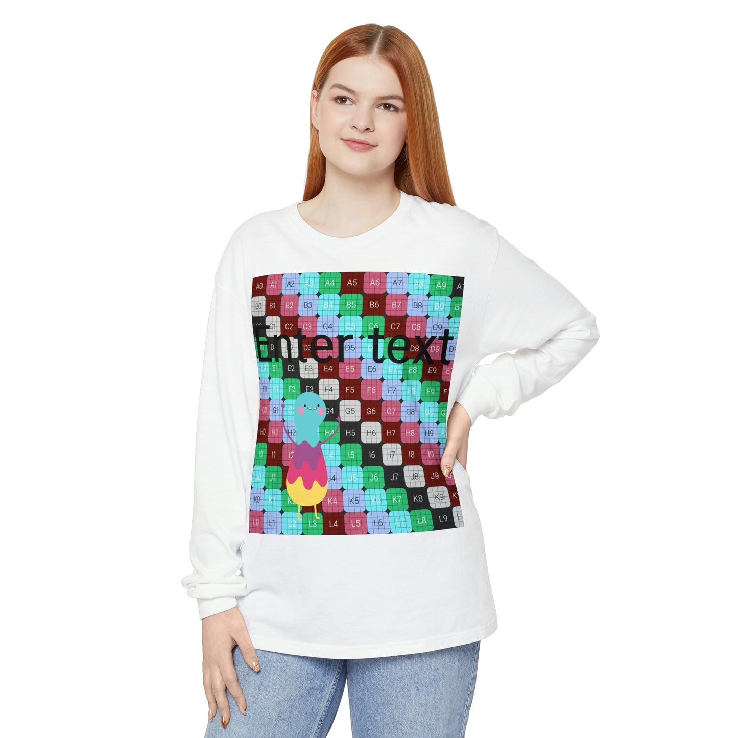 Unisex Garment-dyed Long Sleeve T-Shirt