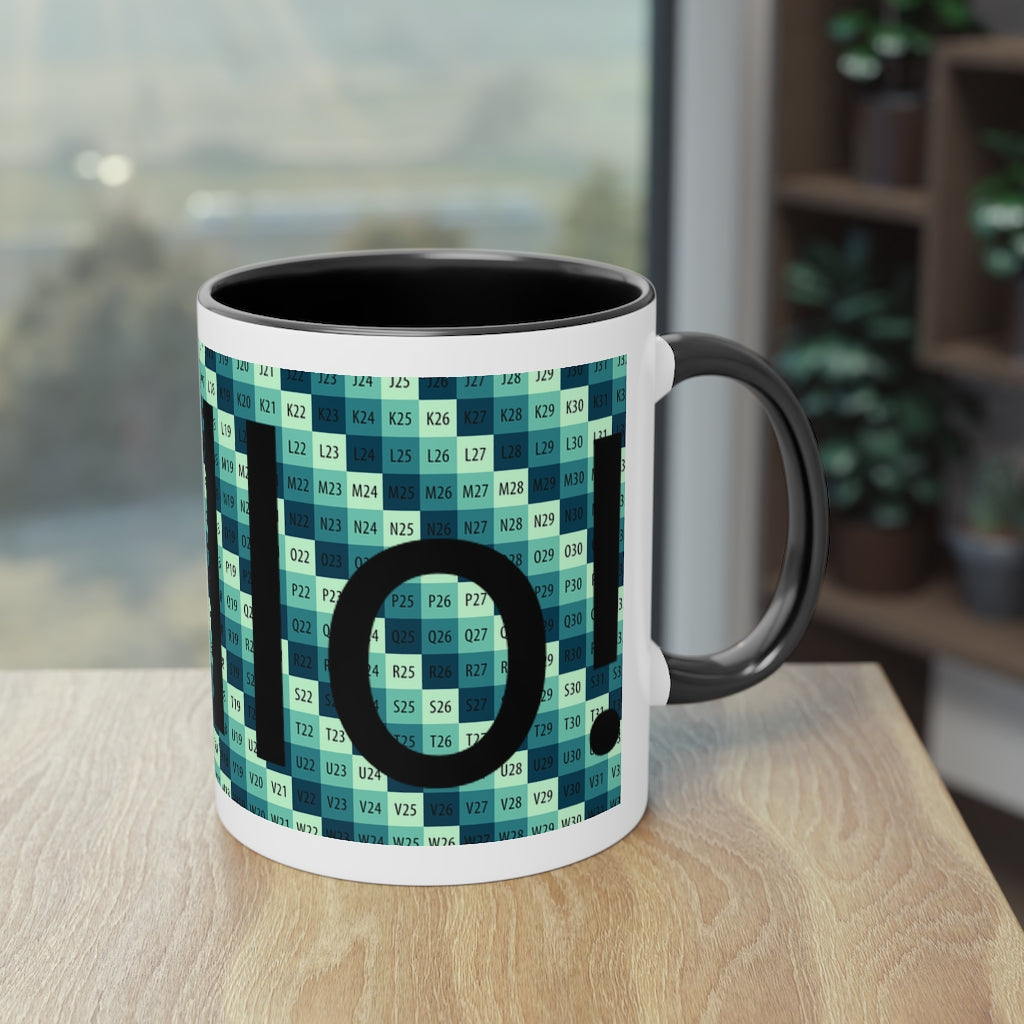 Two-Tone Coffee Mug, 11oz