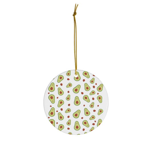 Round Ceramic Ornaments