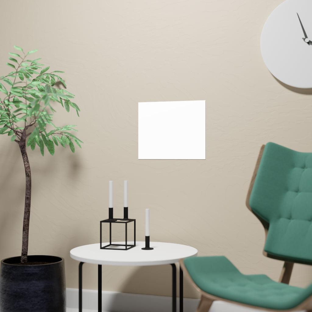 Vertical and Horizontal Matte Posters