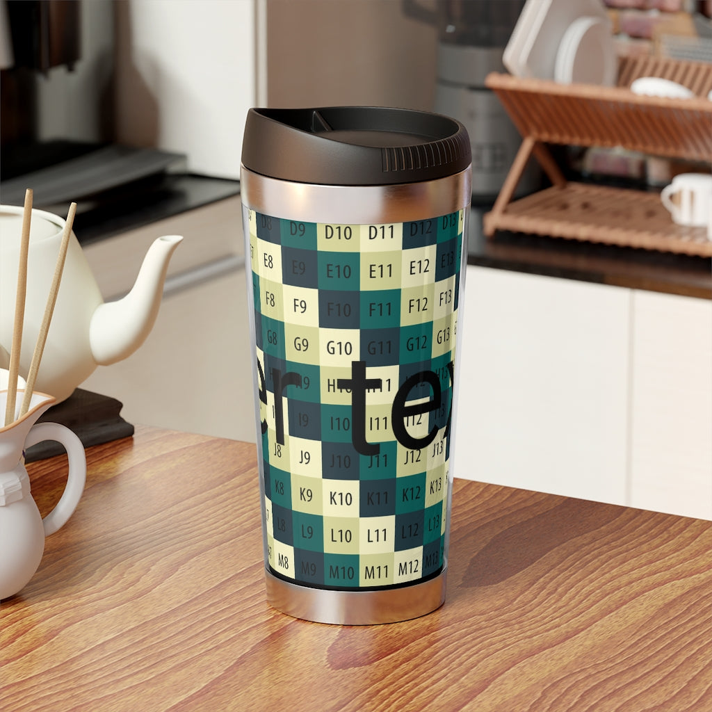 Stainless Steel Travel Mug with Insert