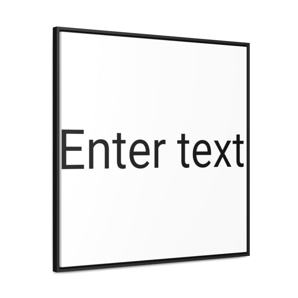 Gallery Canvas Wraps, Square Frame