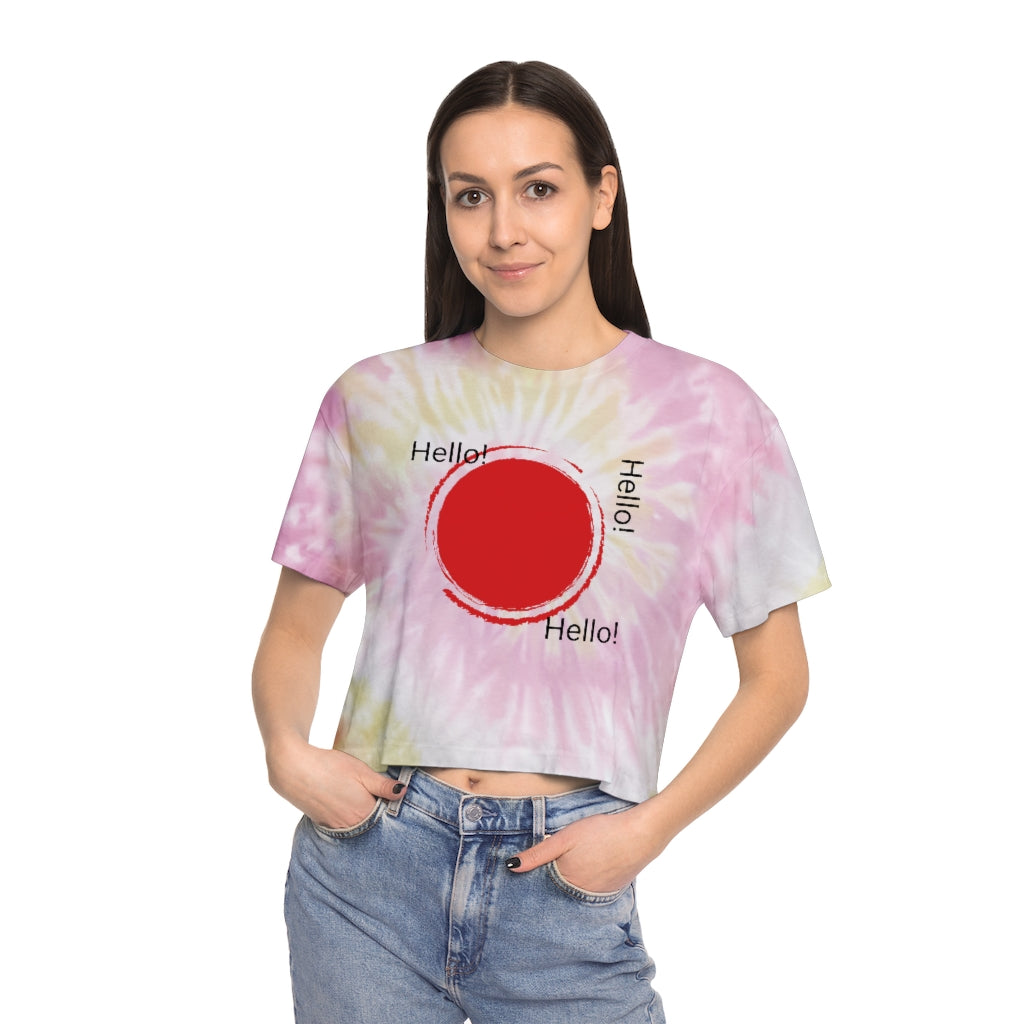 Women's Tie-Dye Crop Tee