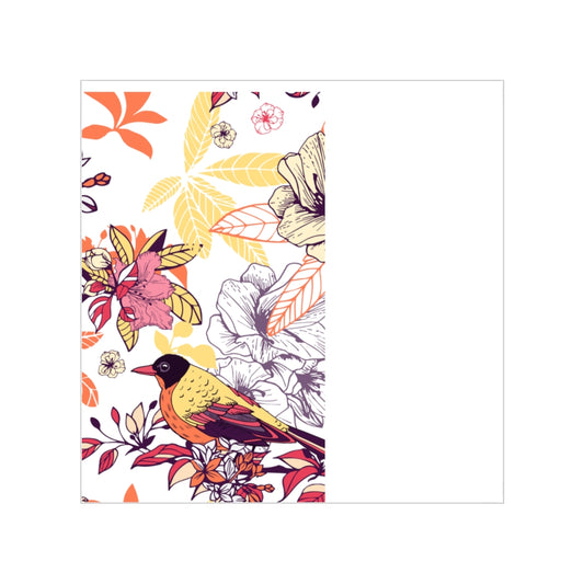 Transparent Outdoor Stickers, Square