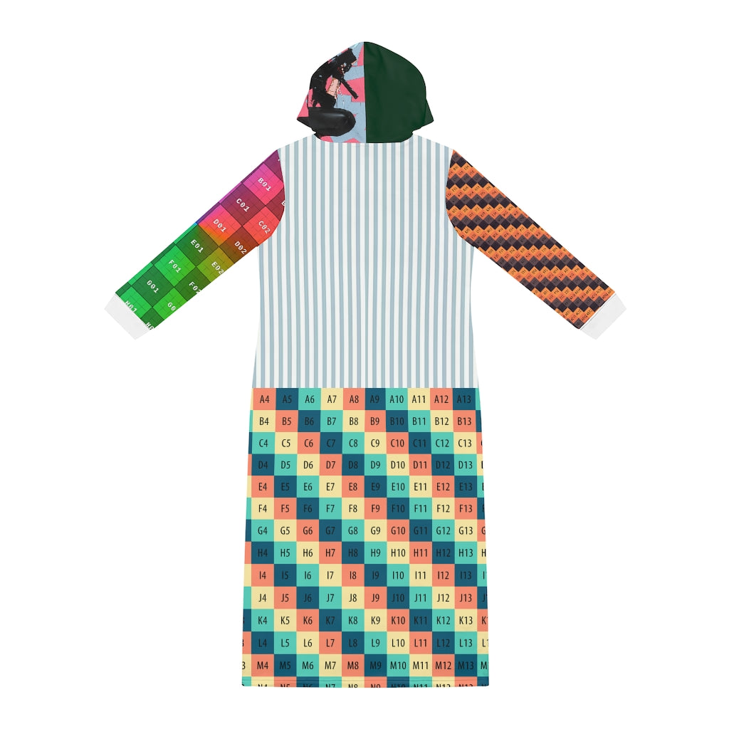 Long Hoodie Dress (AOP)