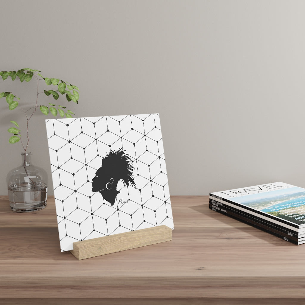 Gallery board with stand