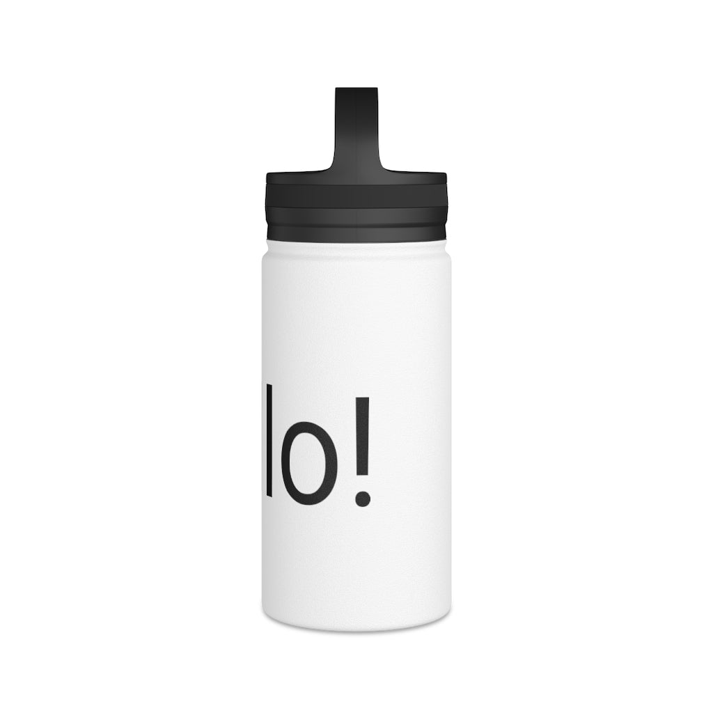 Stainless Steel Water Bottle, Handle Lid