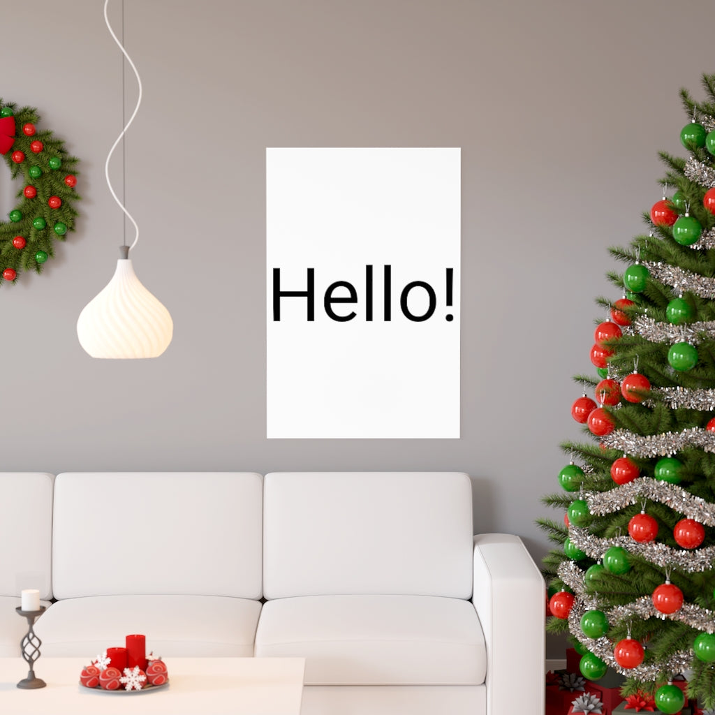 Premium Matte vertical posters