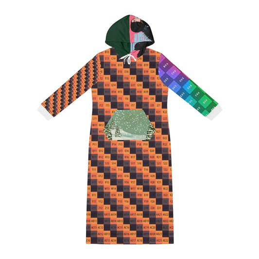 Long Hoodie Dress (AOP)