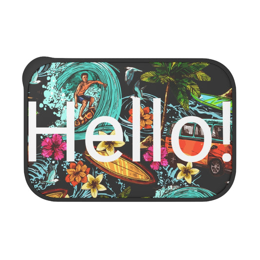 PLA Bento Box with Band and Utensils