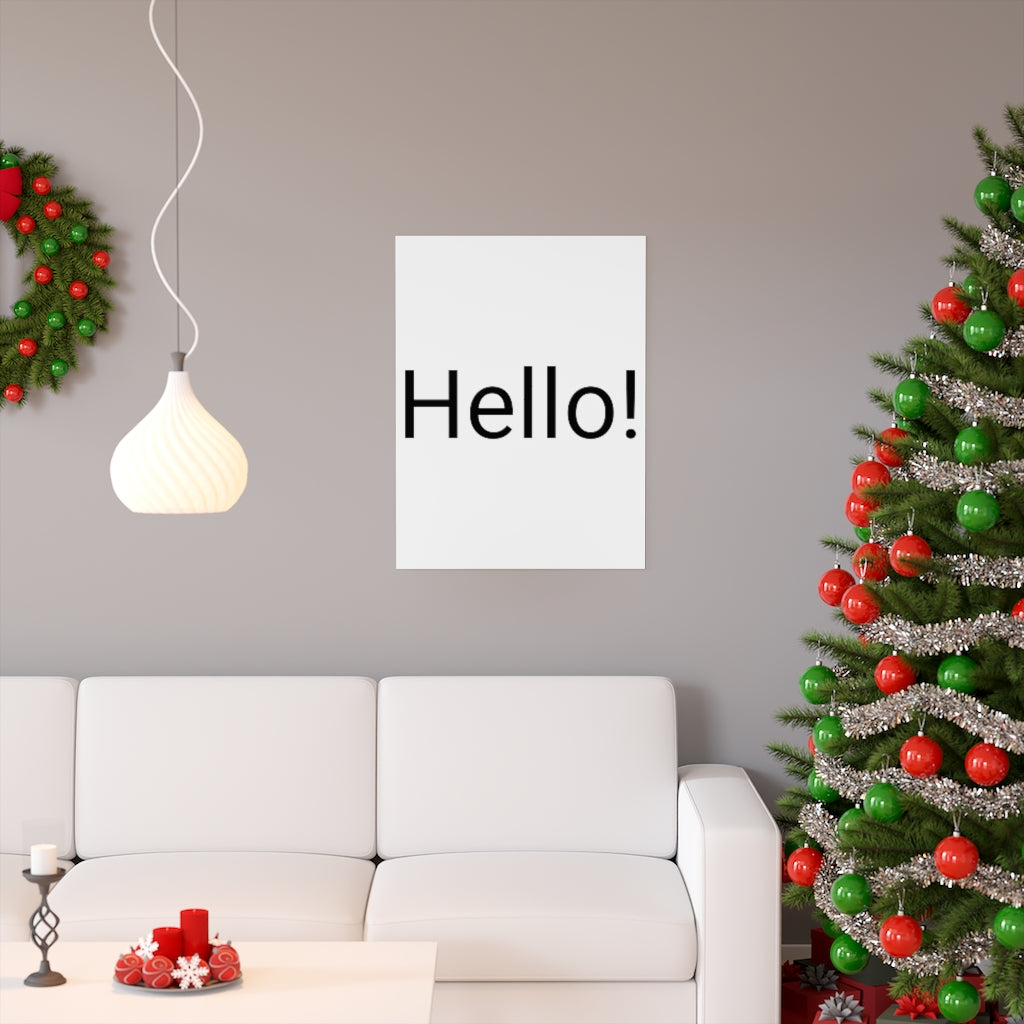 Premium Matte vertical posters