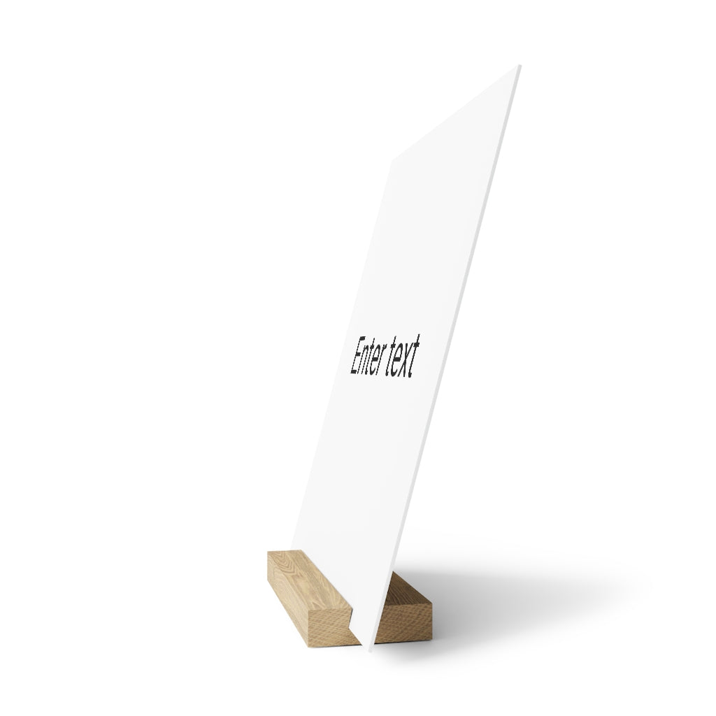 Gallery board with stand