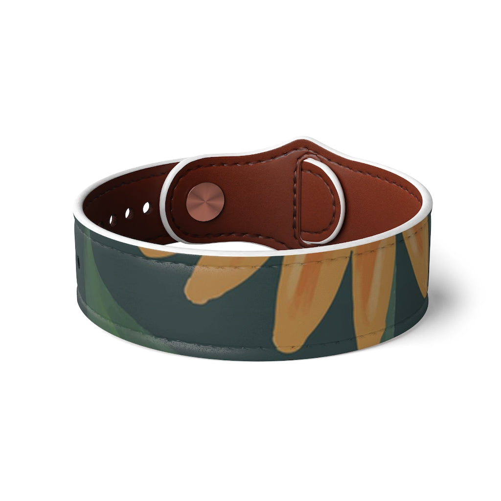 Vegan Leather Wristband