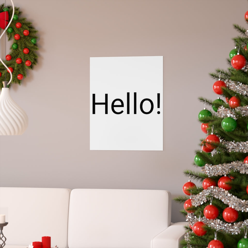 Premium Matte vertical posters