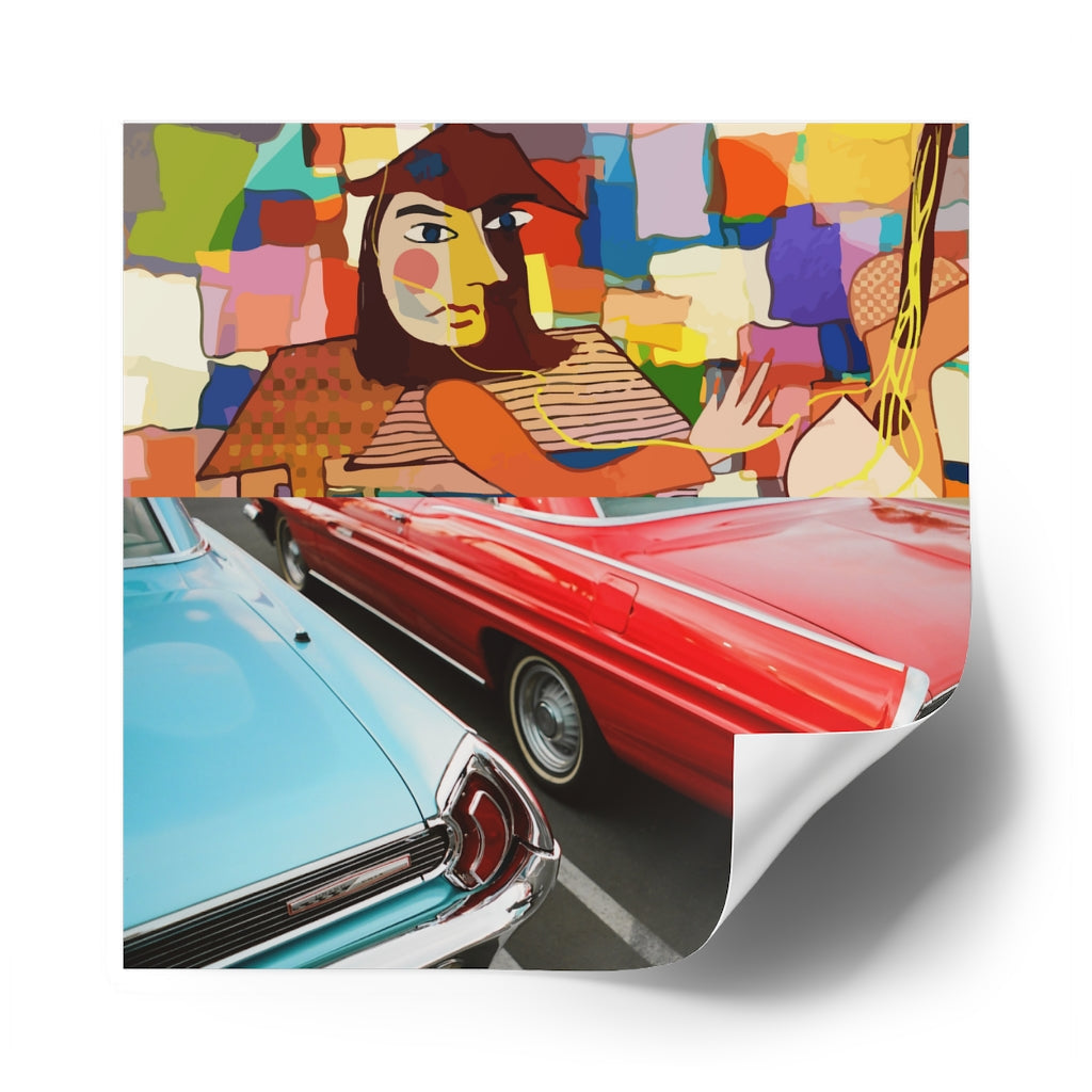 Laminate Stickers, Square