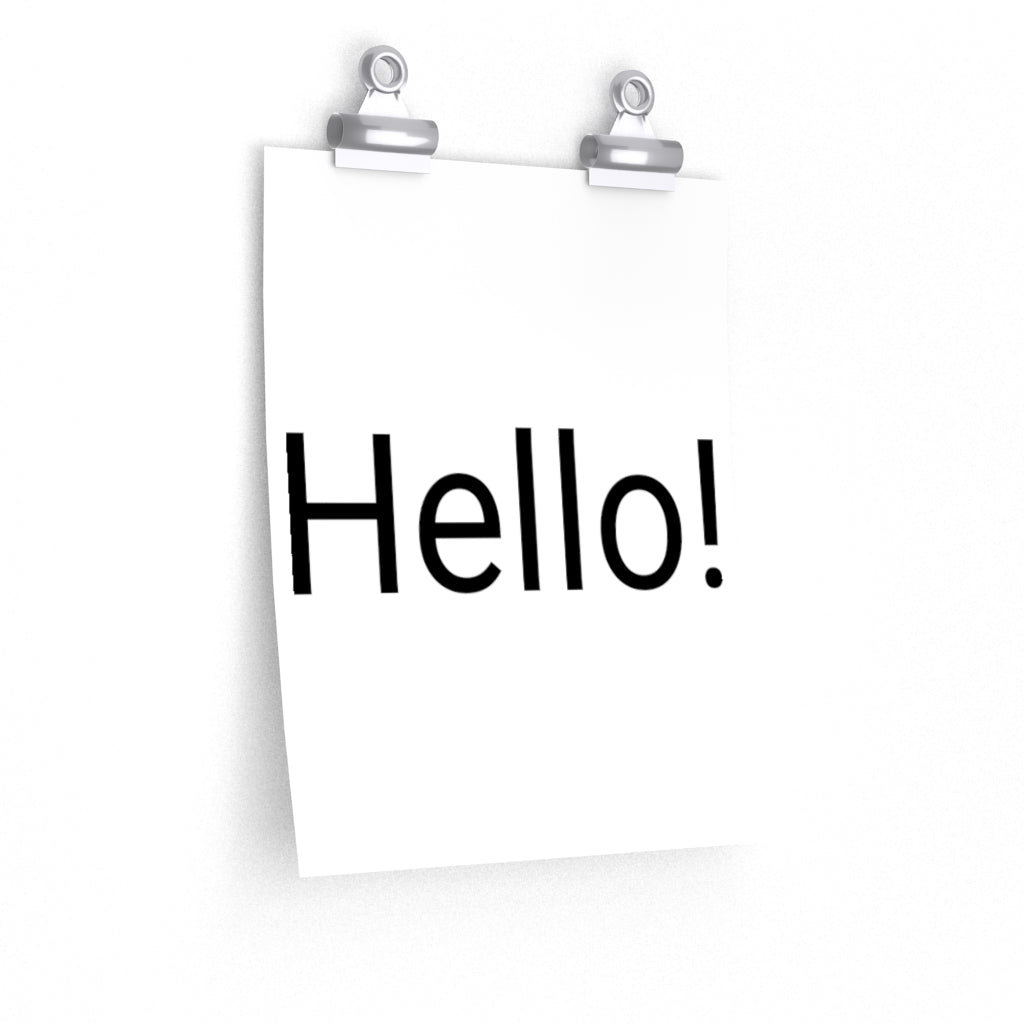 Premium Matte vertical posters