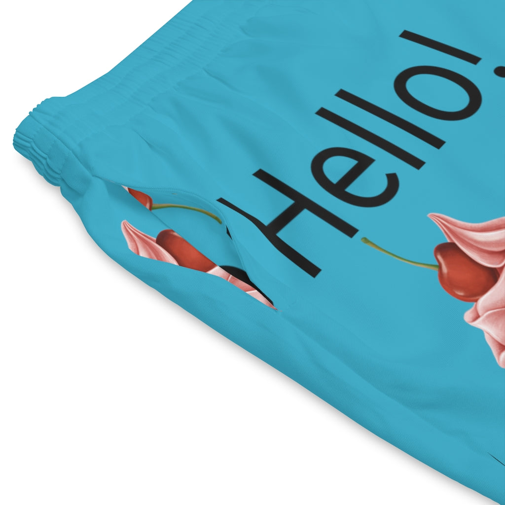 Men's Elastic Beach Shorts (AOP)