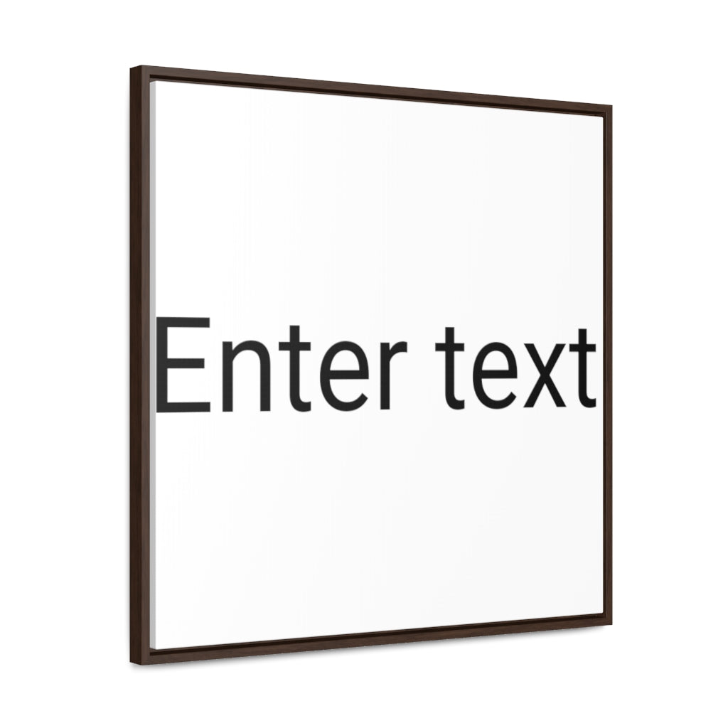 Gallery Canvas Wraps, Square Frame